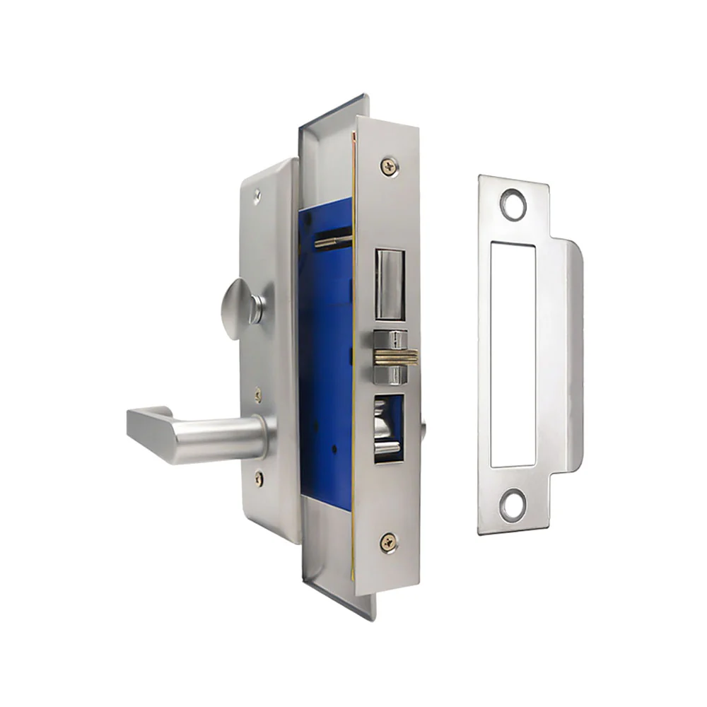 ECS HARDWARE - Durable Heavy Duty Mortise Lockset with Lever 26D Satin Chrome - 2-3/4â€³ Larger Backset - Right Handed Questions & Answers