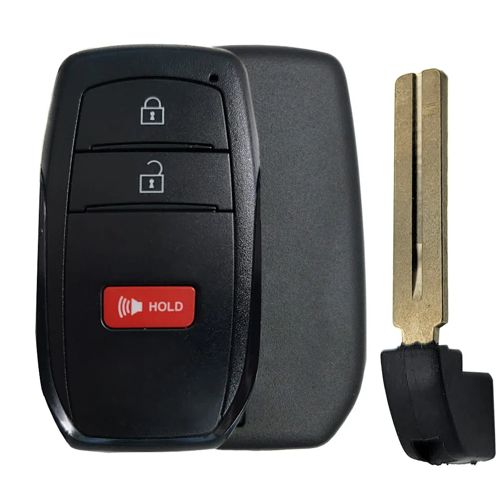 2024 Toyota Corolla Cross Smart Key Fob 3 Buttons FCC# HYQ14FBW - Aftermarket Questions & Answers