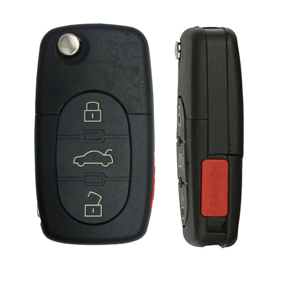 1997 - 2005 Audi Flip Key Fob 4B FCC# MYT8Z0837231 - 4D0837231E Questions & Answers