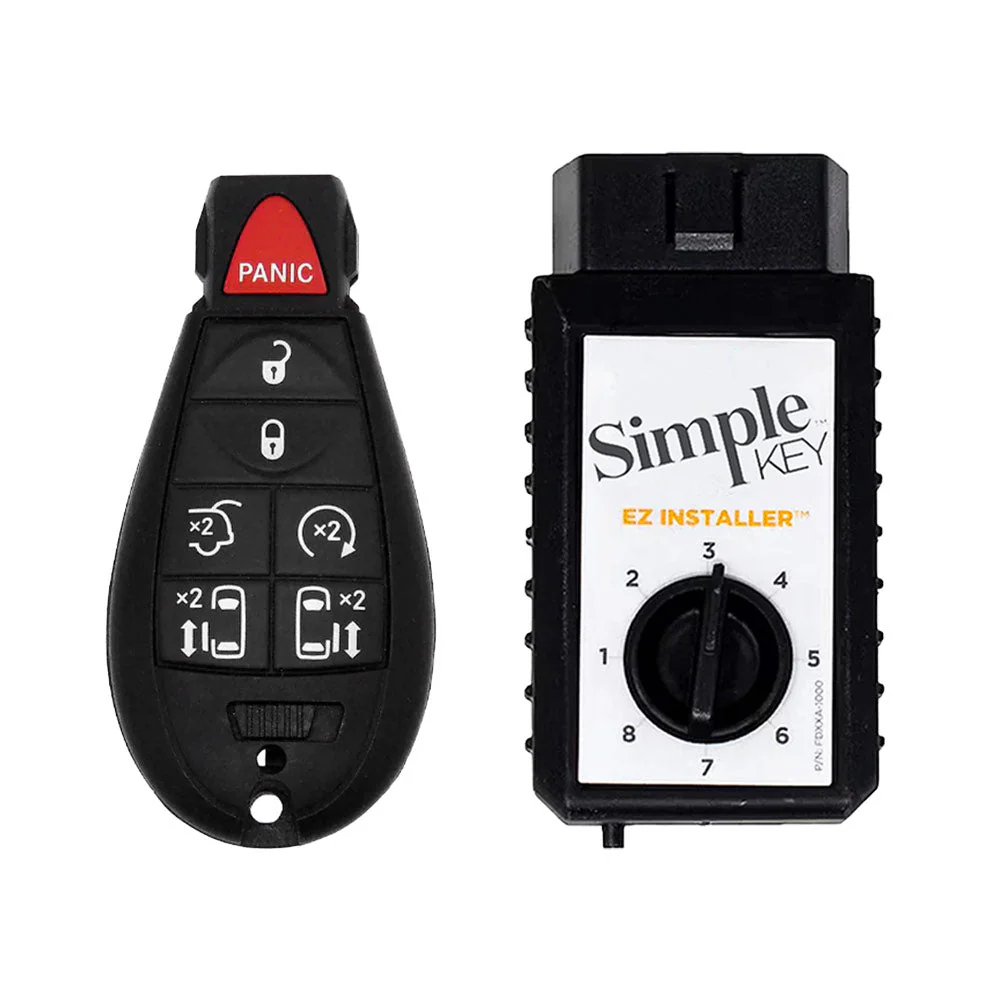 Simple Key 7 Button Fobik with Sliding Doors, Hatch, Remote Start & 5 Button Trunk/Remote Start Button Pad CDFO-E7RHZ0SK and EZ Installer Programmer Questions & Answers