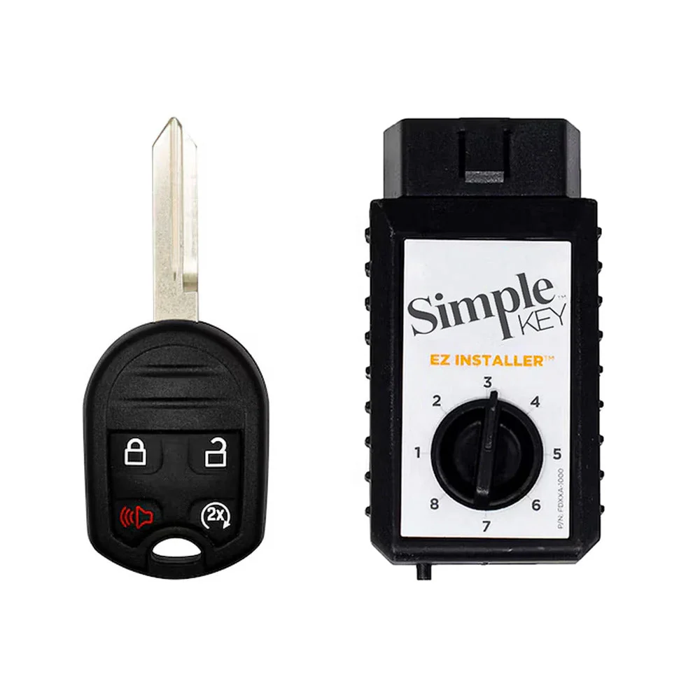 Simple Key Smart Key 4-Button Remote and EZ Installer 2009-2017 for Ford and Lincoln Questions & Answers