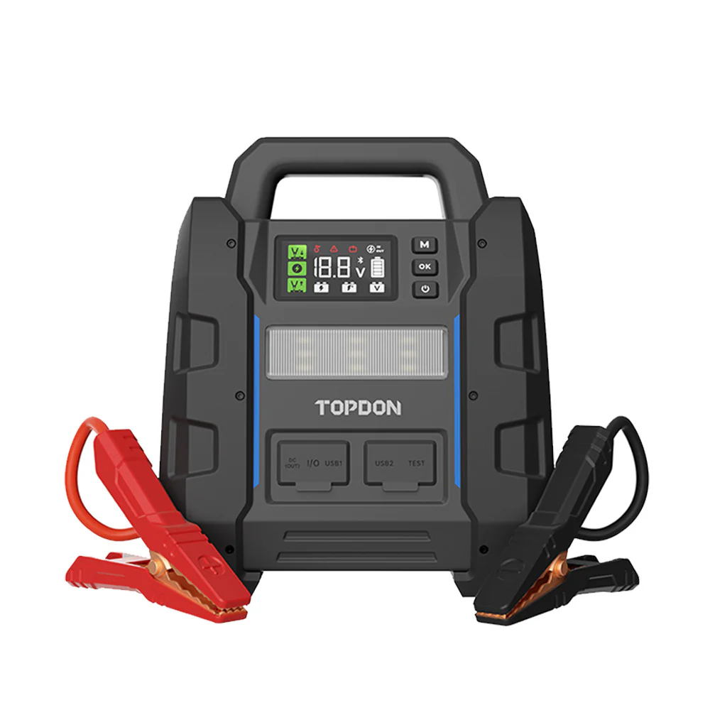 TOPDON V4500 Plus 2-in-1 4500 Peak Amp Jump Starter and Battery System Tester Questions & Answers