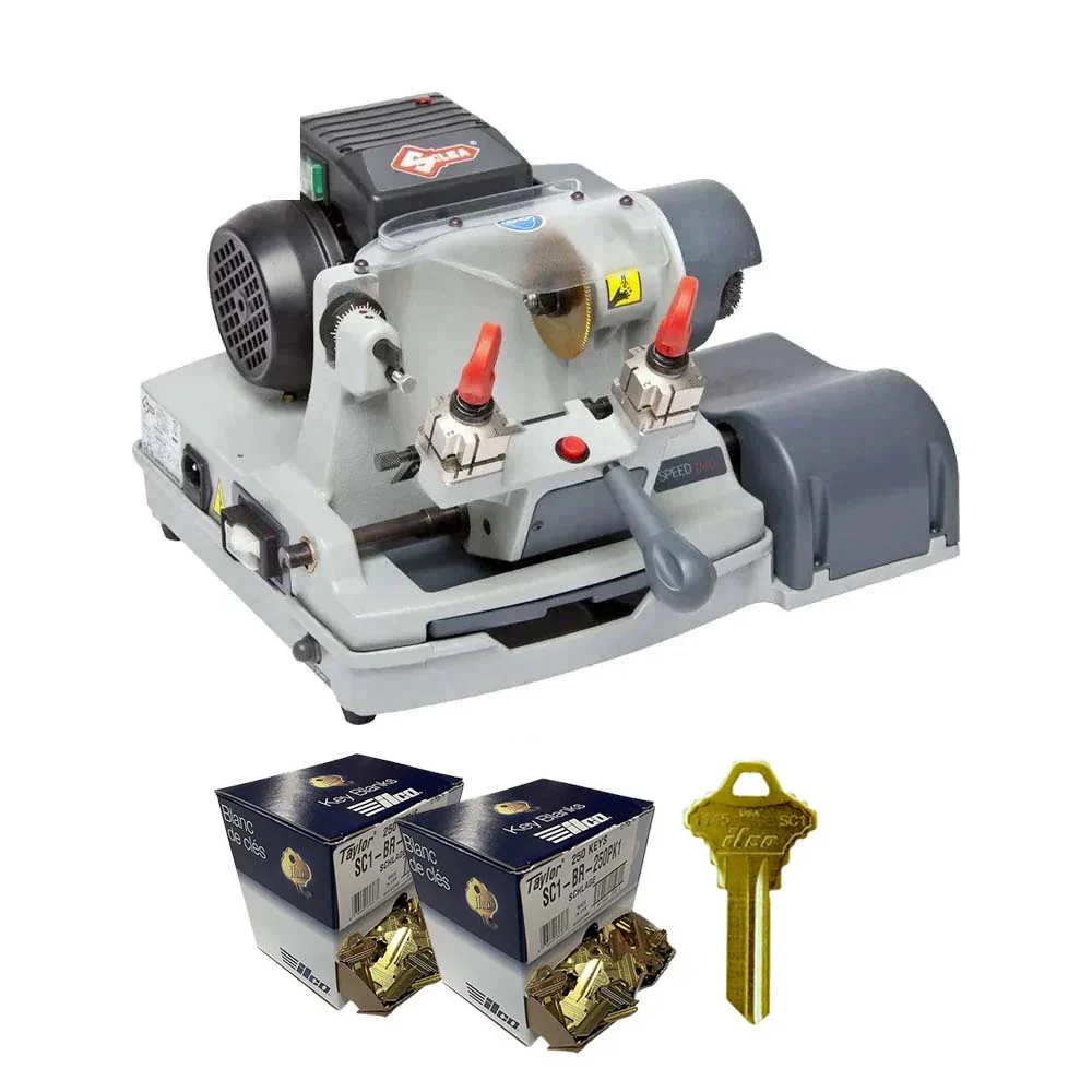 ILCO Speed 040 Automatic and Manual Key Duplicator Machine with 2 Packs of FREE 250 SC1 Key Blanks Questions & Answers