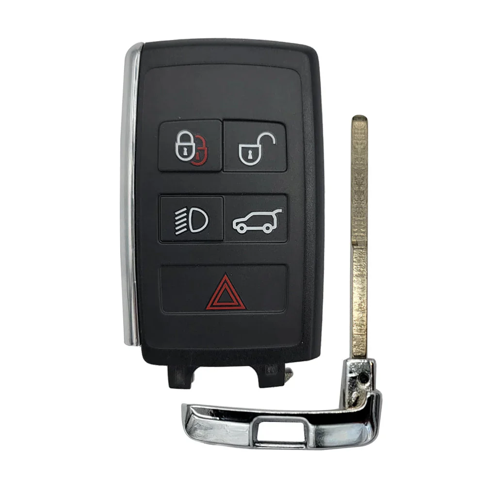 2015 - 2024 Jaguar Smart Key 5B W/ Hatch & Lights Fob FCC# K0BJXF18A - J9C14288 Questions & Answers