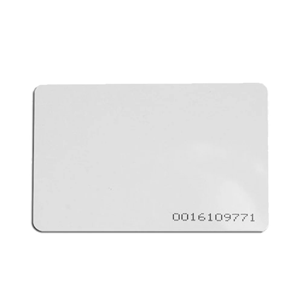 ZKTeco - PROX-CARD-THIN - Read Only Thin Proximity Cards - 125kHz Questions & Answers