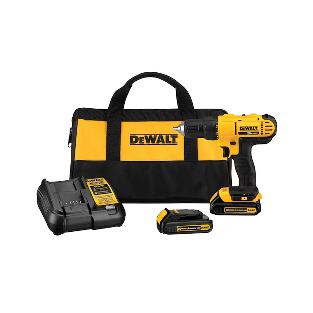 DEWALT - DCD771C2 - Compact Cordless Drill/Driver Kit 20V Max - Two Batteries and Charger Included Questions & Answers