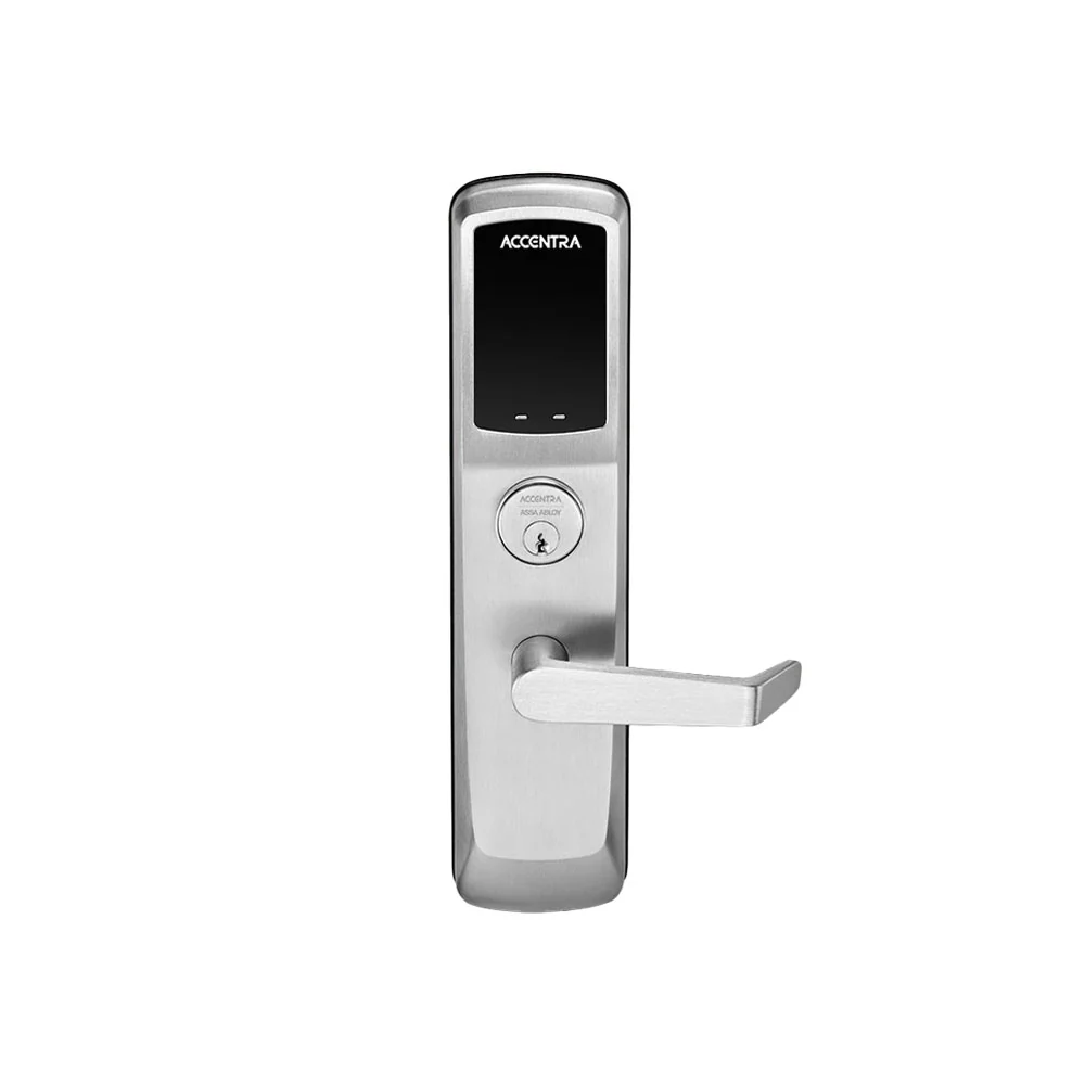 Yale - AU-NTT623-NR - NexTouch Generation 3 Rim Exit Device Trim with Capacitive Touchscreen Keypad and Conventional Cylinder - Cylinder Override - Augusta Lever - Grade 1 - US26D - Satin Chromium Plated (626) Questions & Answers