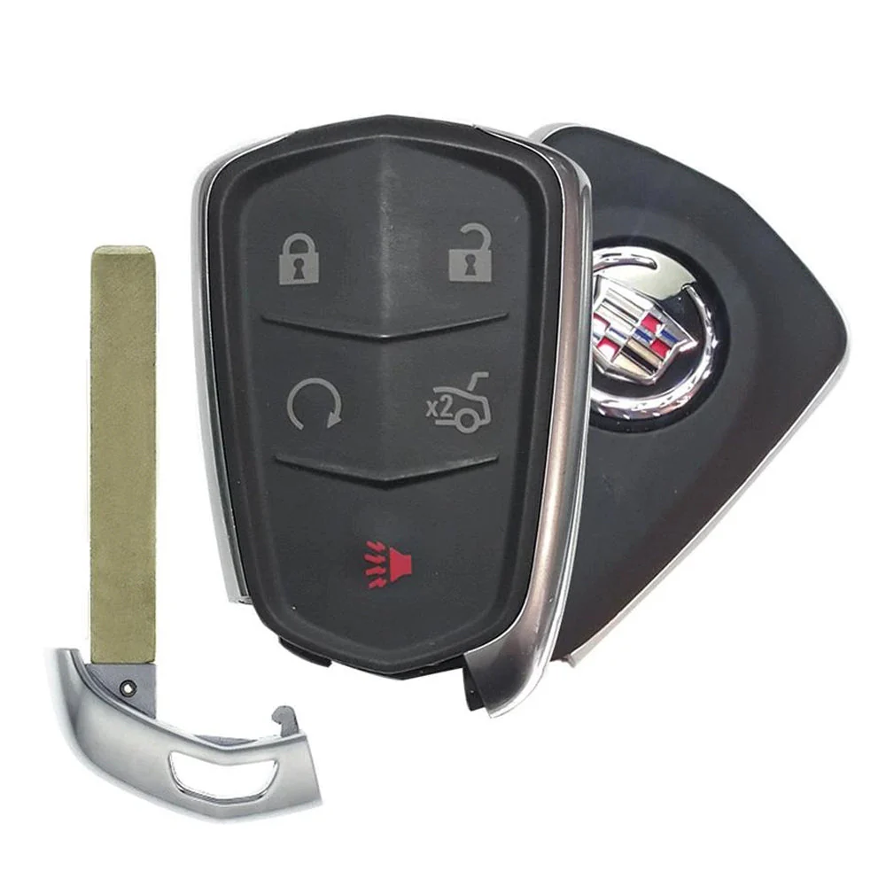 Smart Remote Key Fob for Cadillac 2014 2015 2016 2017 2018 2019 5B FCC# HYQ2AB Questions & Answers