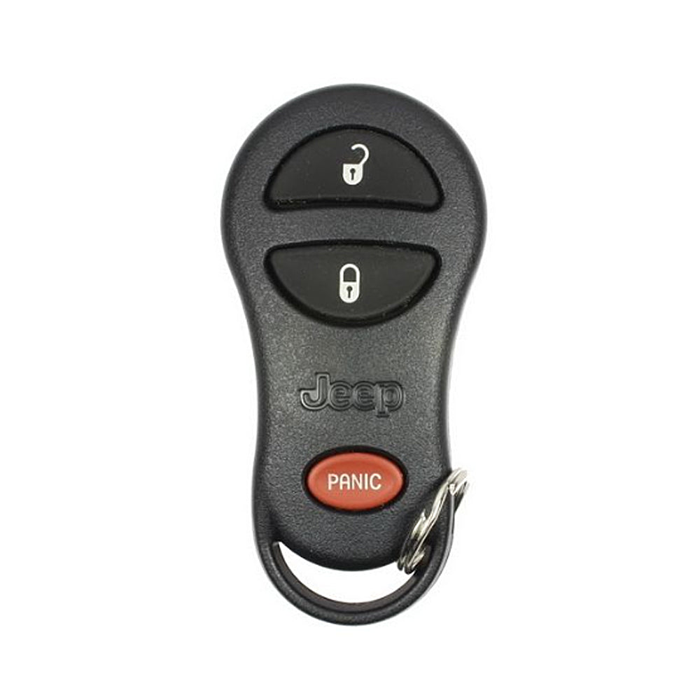 2001 - 2004 Jeep Cherokee & Grand Cherokee Keyless Entry 3B Fob FCC# GQ43VT9T - 56036859AE Questions & Answers