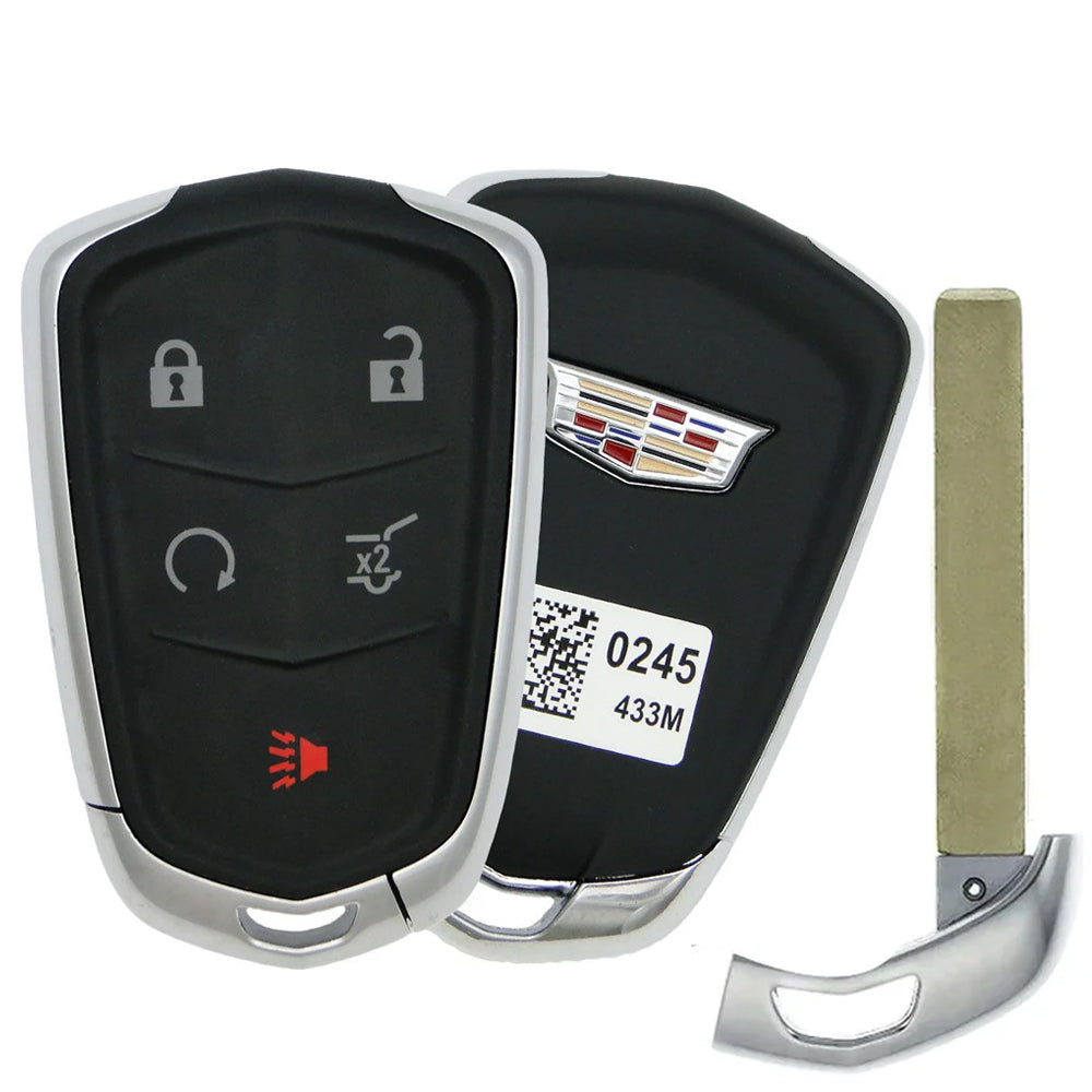 2017 - 2020 Cadillac XT4 XT5 XT6 Smart Key 5B W/ Hatch & Remote Start Fob FCC# HYQ2EB - 13510245 Questions & Answers
