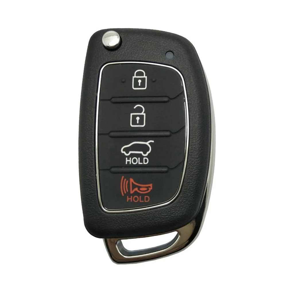 2017 - 2018 Hyundai Santa Fe Flip Key Fob 4B FCC# TQ8-RKE-4F31 Questions & Answers