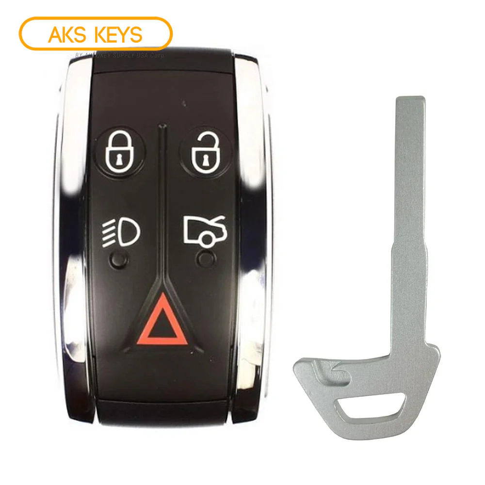 Smart Remote Key Fob Compatible with Jaguar 2007 2008 2009 2010 2011 2012 2013 2014 2015 5B FCC# KR55WK49244 Questions & Answers