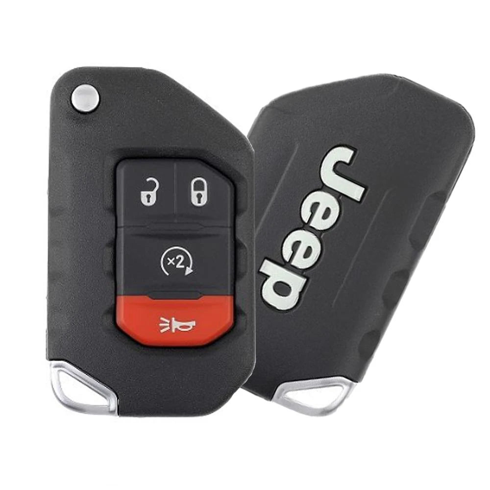 2018 - 2024 Jeep Smart Flip Key Fob 4B W/ Remote Start FCC# OHT1130261 - 68416784AA Questions & Answers