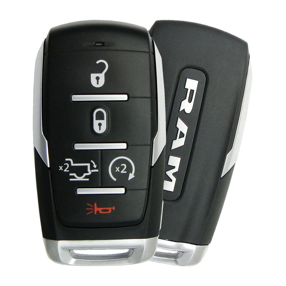 2019 - 2024 RAM 1500 Smart Key 5B FCC# OHT-4882056 - Silver Sides - 68291691AB, 68291691AC Questions & Answers