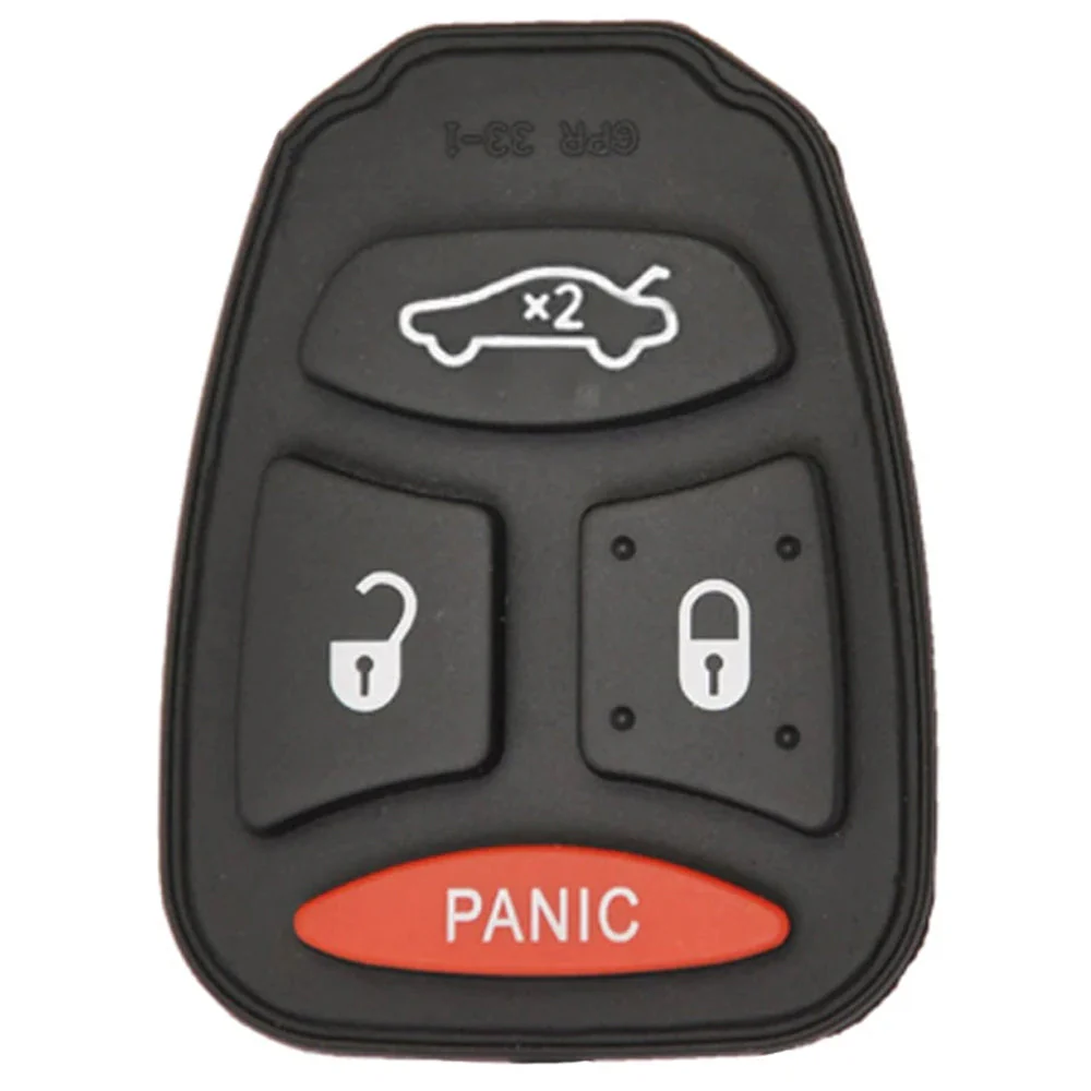 2004 - 2009 New Remote Control Key Keyless Fob Rubber Pad Buttons For Chrysler Dodge Jeep 4B Questions & Answers