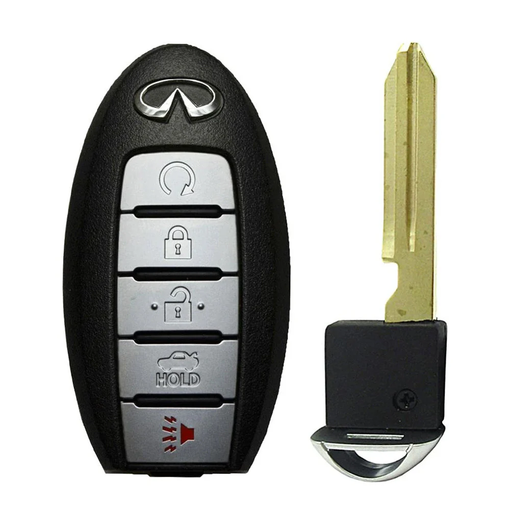 2016 - 2020 Infiniti Smart Key 5B W/ Trunk & Remote Start Fob FCC# KR5S180144014 - 285E3-4HK0A Questions & Answers