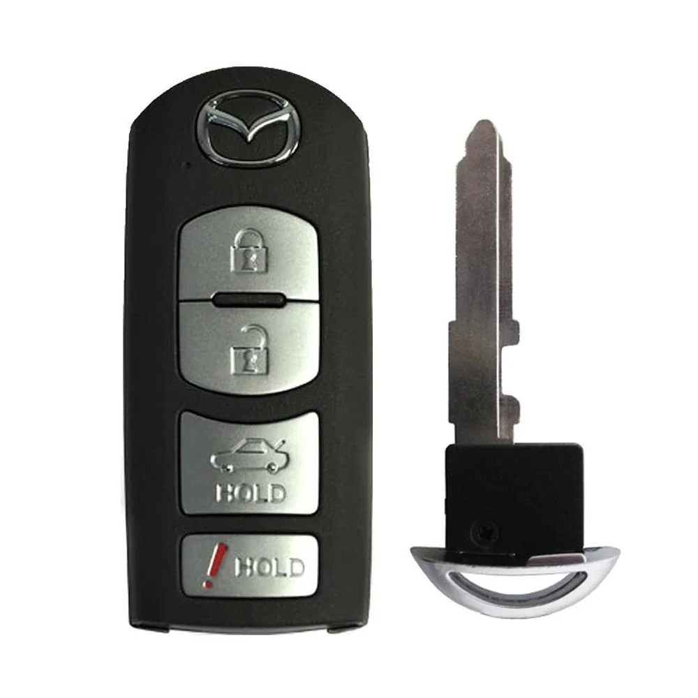 Smart Remote Key Fob Compatible with Mazda 6 2009 2010 2011 2012 2013 4B FCC# KR55WK49383 Questions & Answers