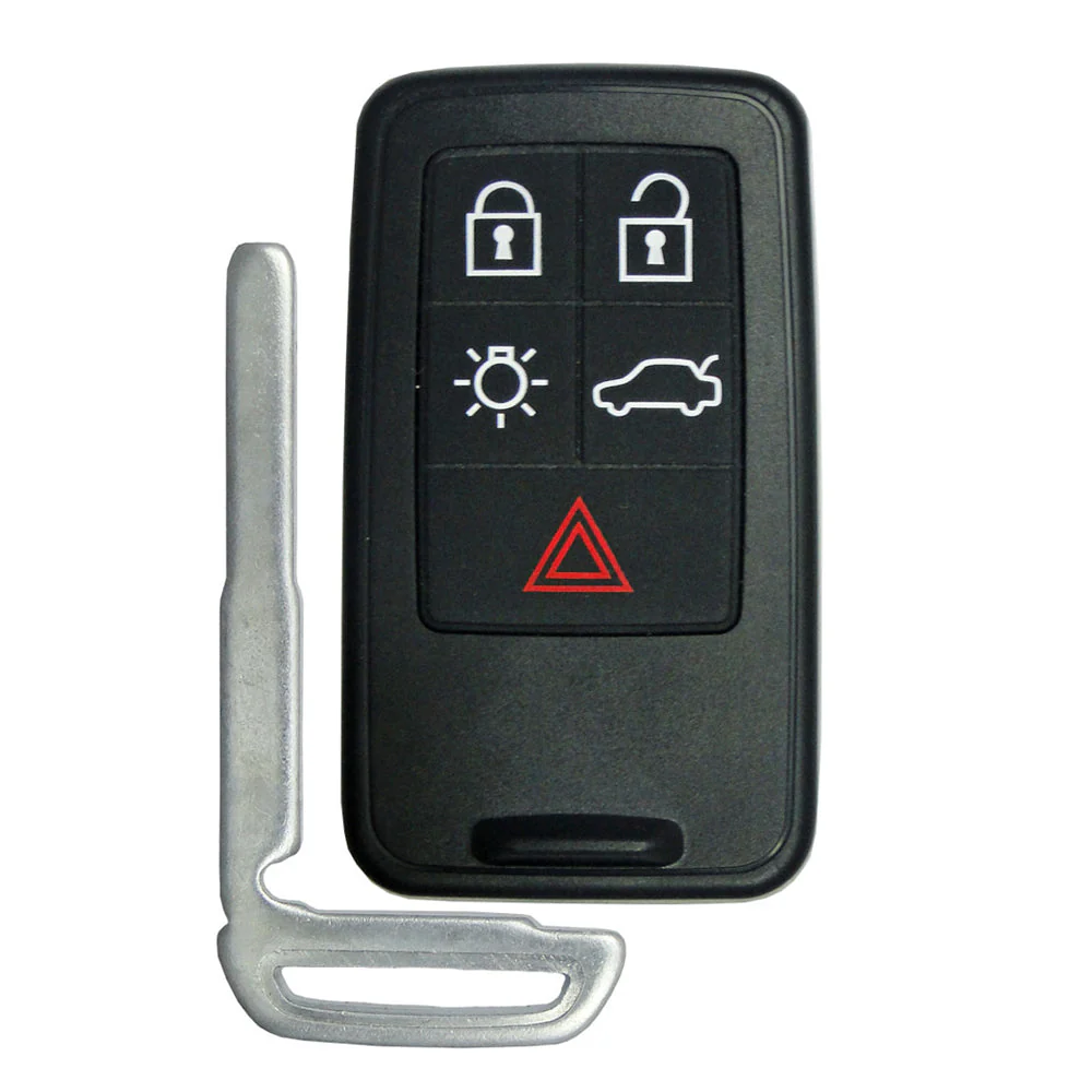 Smart Remote Key Fob W/O PCC Compatible with Volvo 2007 2008 2009 2010 2011 2012 2013 2014 2015 2016 2017 5B FCC# KR55WK49264 Questions & Answers