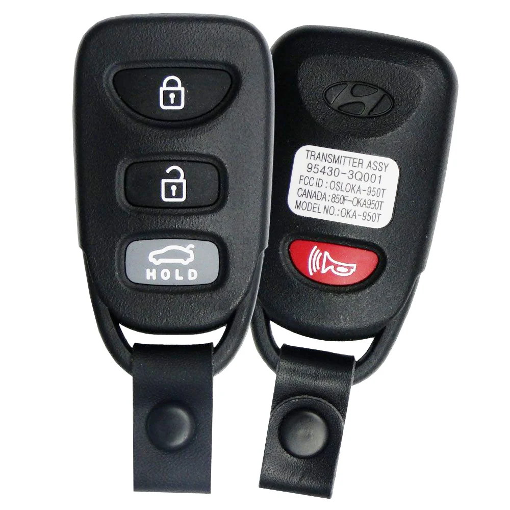 2011 - 2015 Hyundai Sonata Keyless Entry 4B Fob FCC# OSLOKA-950T Questions & Answers