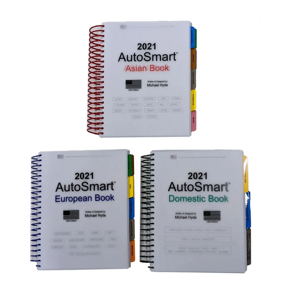 2021 AutoSmart 3 Book Set - Asian, European & Domestic Book Set - by Michael Hyde Questions & Answers