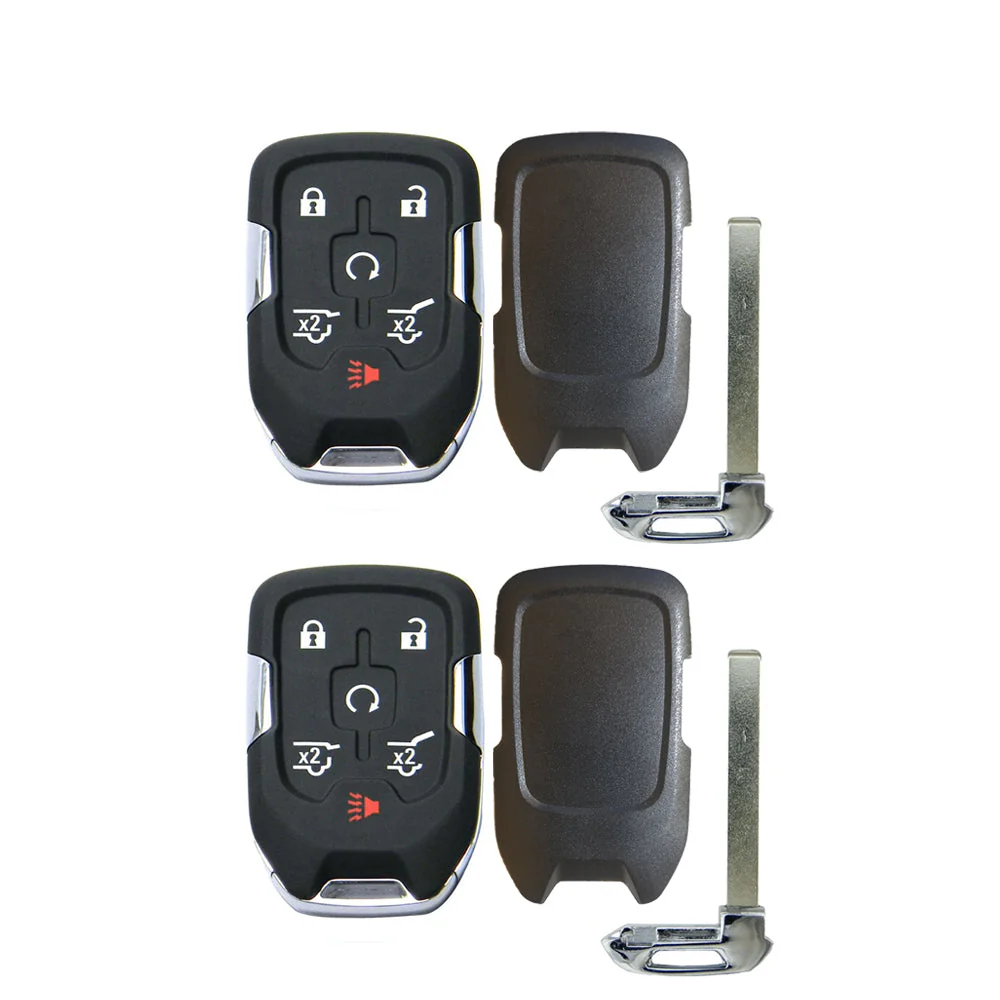 2015 - 2020 Chevrolet GMC Smart Key Shell 6B Compatible with FCC# HYQ1AA (2 Pack) Questions & Answers