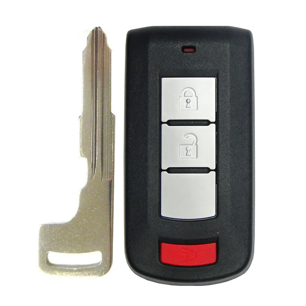 Smart Remote Key Fob Compatible with Mitsubishi 2008 - 2020 3B FCC# OUC644M-KEY-N Questions & Answers