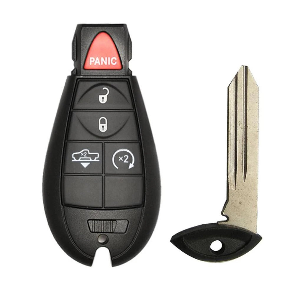 2013 - 2018 RAM 1500 Fobik Key 5B FCC# GQ4-53T - 68159655AF Questions & Answers
