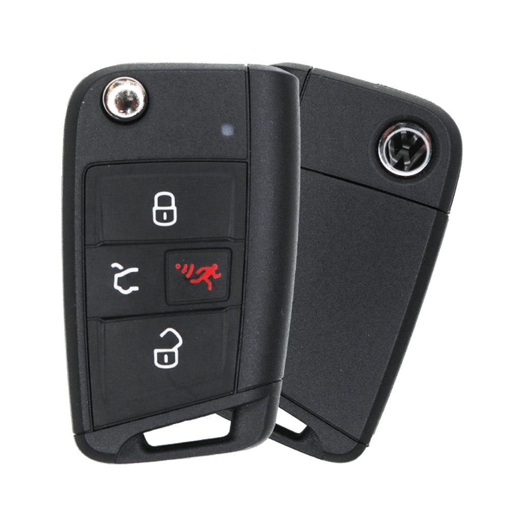2015 - 2021 Volkswagen Flip Key Fob W/ Comfort Access 4B FCC# NBGFS12P01 - 5G0-959-752-BE Questions & Answers