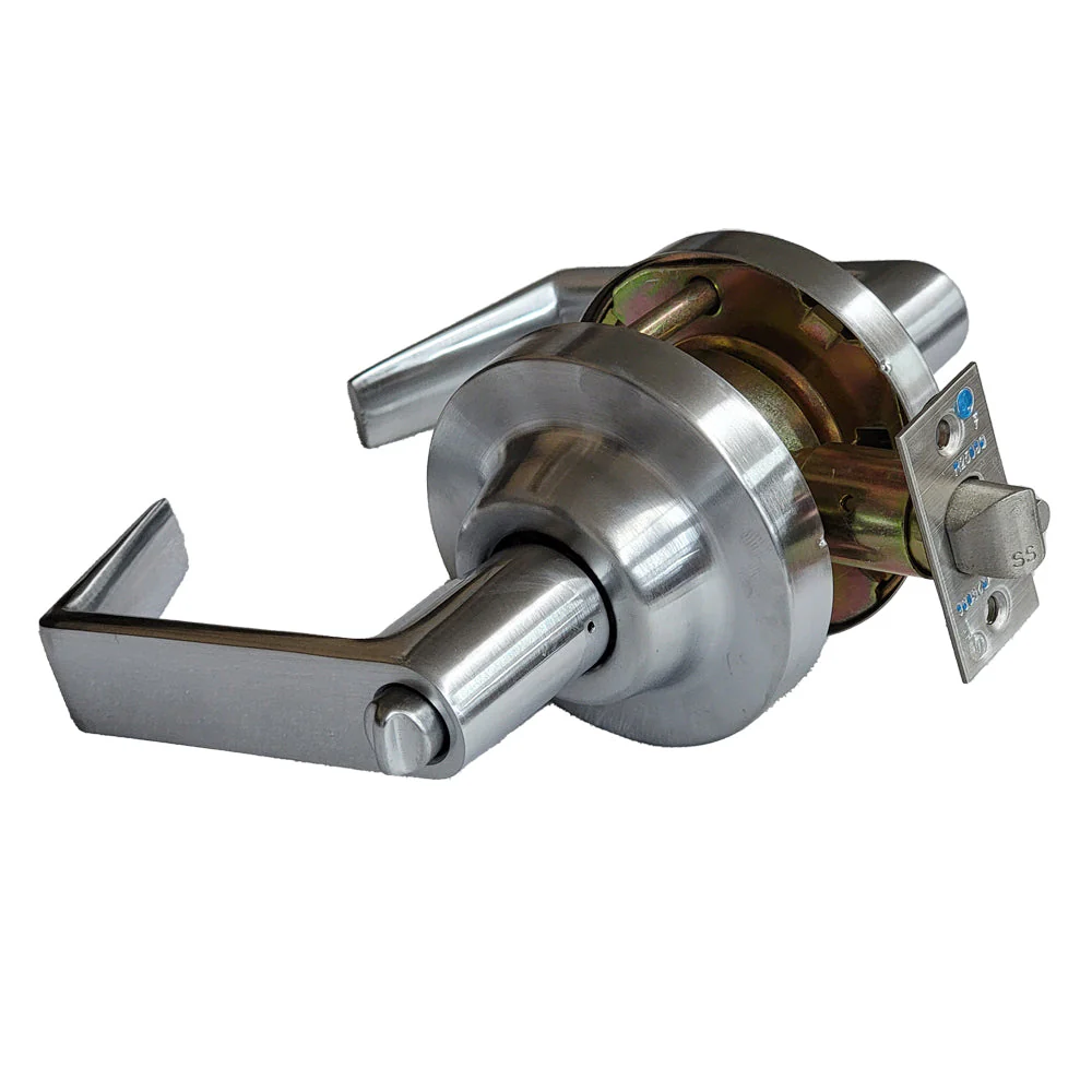 ECS HARDWARE - Commercial Lever Set Handle - SFIC Core - 2-3/4 Standard Backset - Satin Chrome - Entrance - Grade 1 Questions & Answers