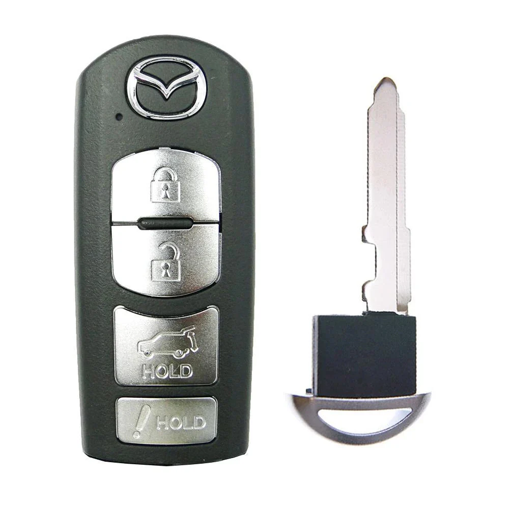 2010 - 2015 Mazda CX-7 CX-9 Smart Key 4B FCC# WAZX1T763SKE11A04 Questions & Answers