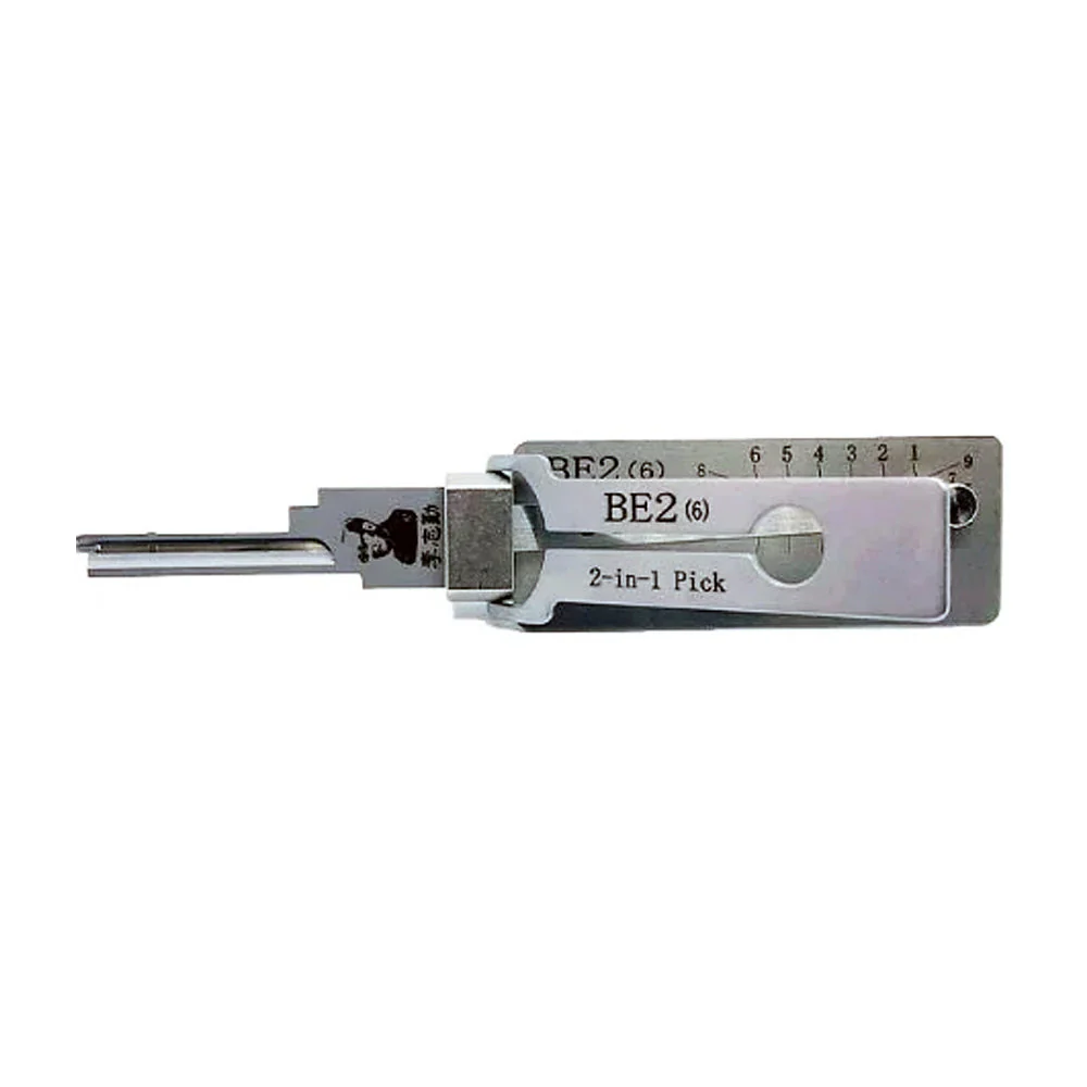 Original Lishi Anti Glare 2-in-1 Pick & Decoder BEST A Residential BE2 6-Pin Questions & Answers