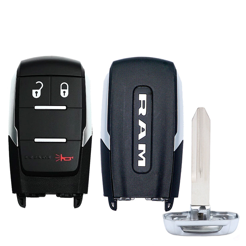 2019 - 2024 RAM 2500 3500 4500 5500 (Heavy Duty) Smart Key 3B FCC# GQ4-76T - Silver Sides - 68365299AC Questions & Answers
