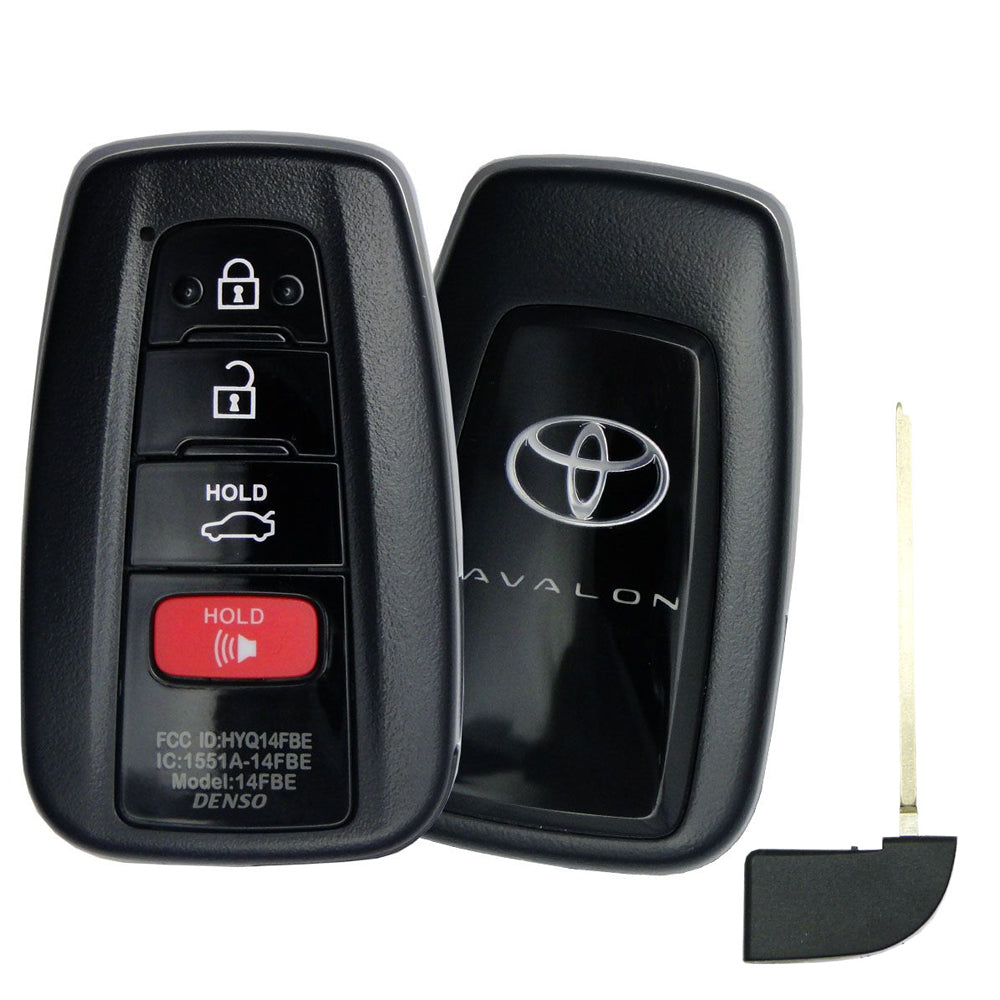 2019 Toyota Avalon Smart Key 4B FCC# HYQ14FBE - 0410 - 8990H-07010 Questions & Answers