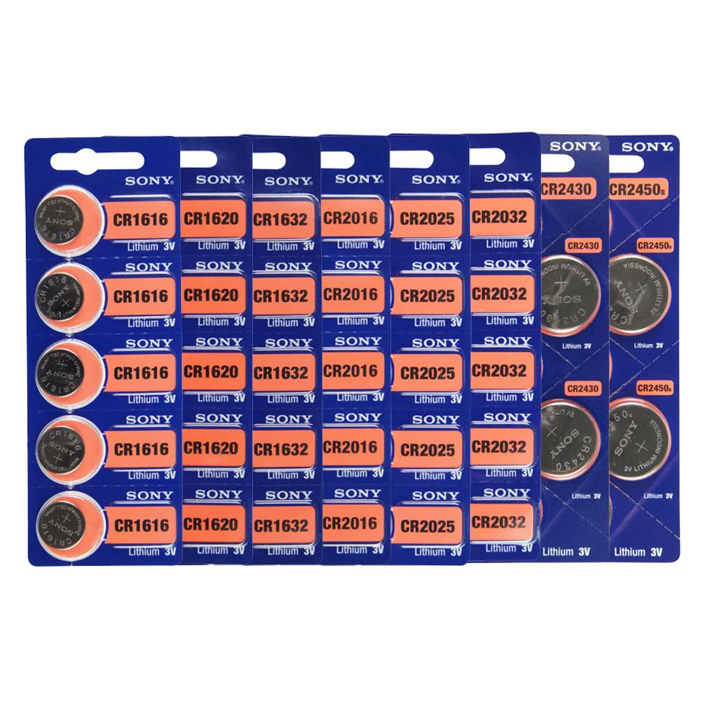 SONY Batteries (CR1616 / CR1620 / CR1632 / CR2016 / CR2025 / CR2032 / CR2430 / CR2450) Questions & Answers