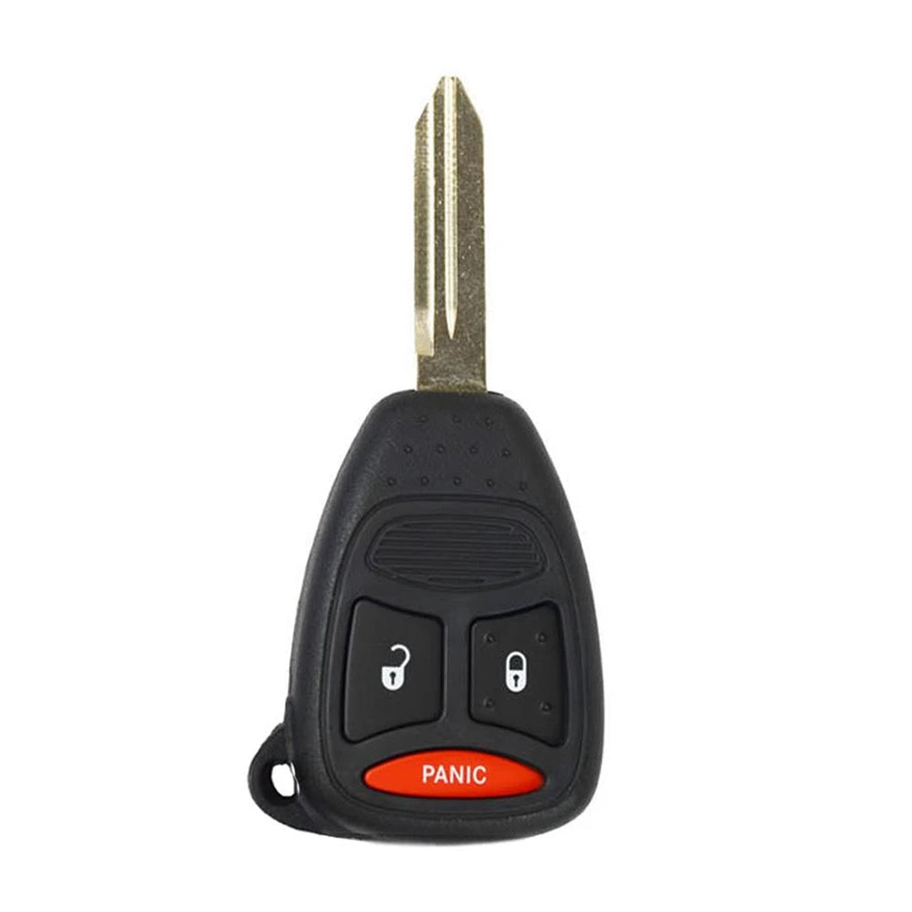 2004 - 2011 Dodge Mitsubishi Key Fob 3B - Long Panic - FCC# KOBDT04A - Non-Chip - 5183348AA Questions & Answers