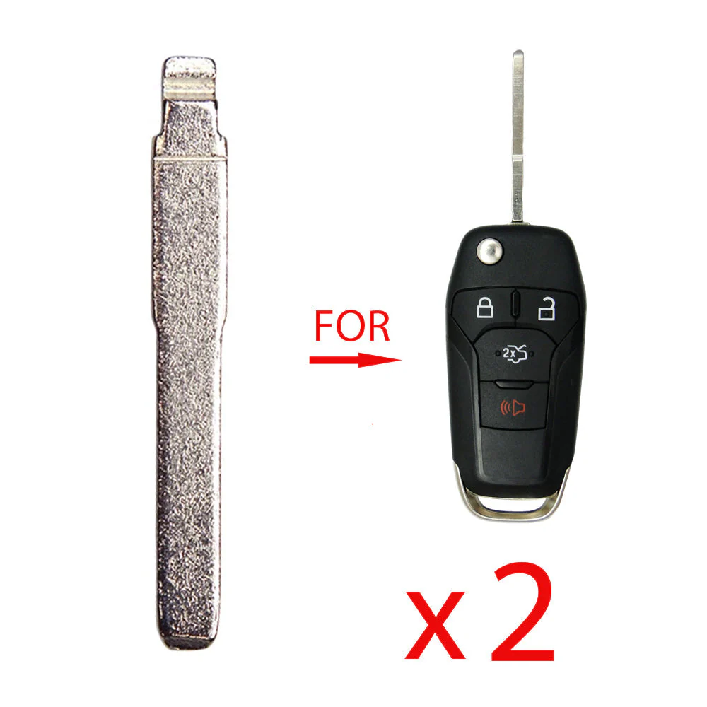 2013 - 2024 Ford Remote Flip Key Blade (2 Pack) Questions & Answers