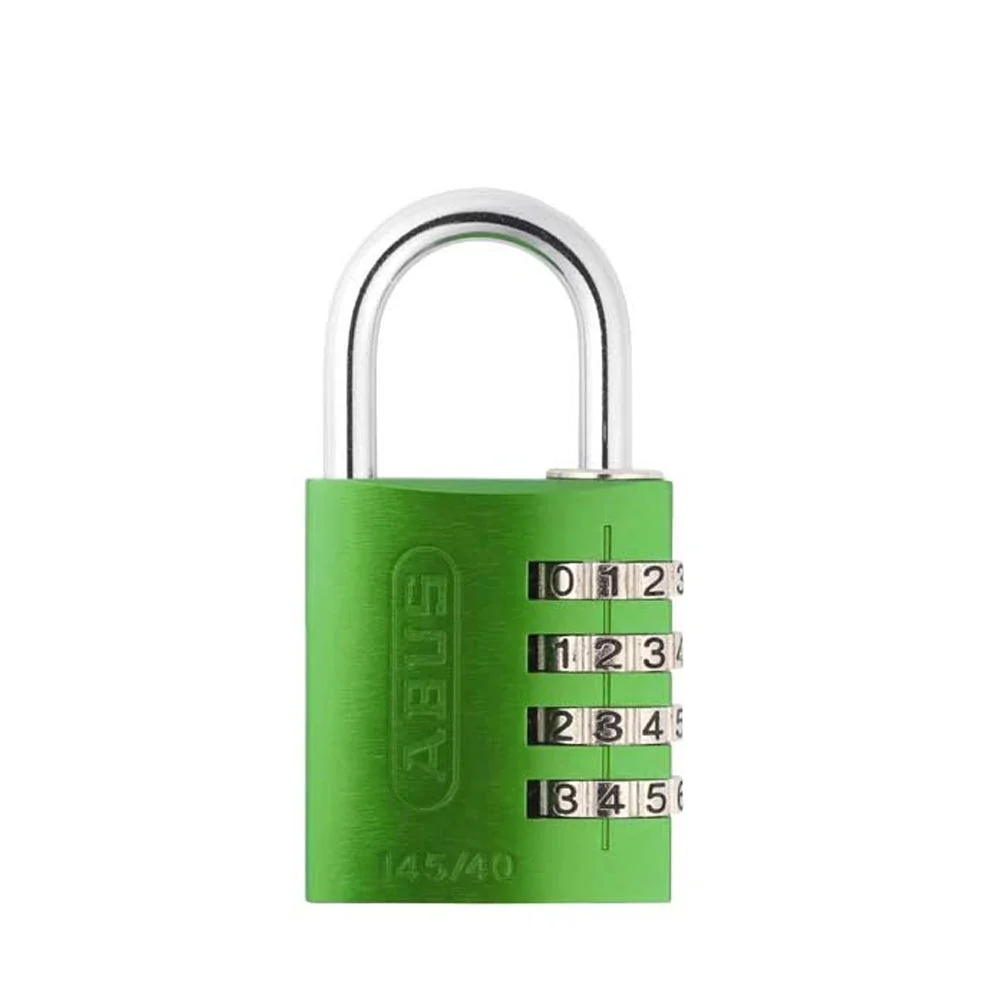 ABUS - 145/40 C - Aluminum - 4-Dial Resettable Padlock - Green Questions & Answers