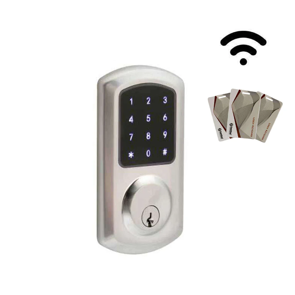 TownSteel - e-Smart 5000 - Electronic Push Button Deadbolt - WiFi - RFID - Key Override - Satin Chrome - Grade 2 Questions & Answers