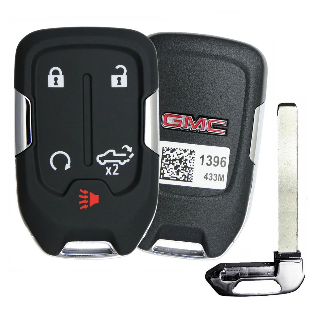 2019 2020 GMC Sierra Smart Key 5B W/ Remote Start & Tailgate Fob FCC# HYQ1EA - 13591396 Questions & Answers