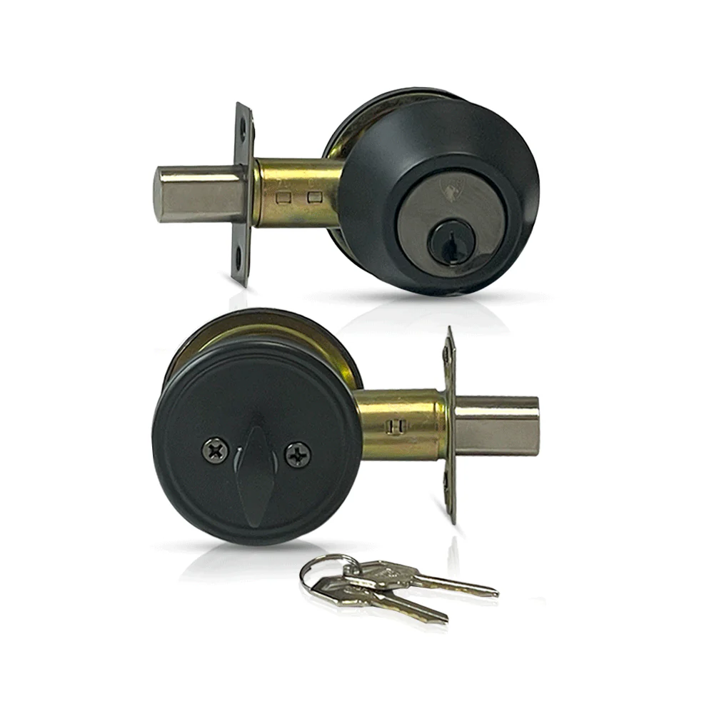 ECS HARDWARE - Durable Single Cylinder Deadbolt Lock - Matte Black - Grade 3 (SC1/KW1) Questions & Answers