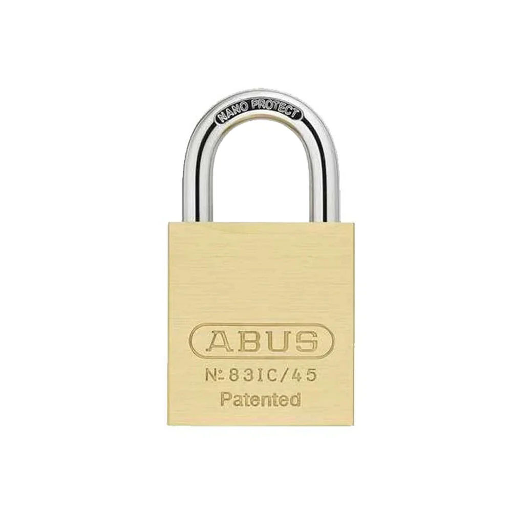 ABUS - 83IC/45 B - Premium Loaded Brass Padlock - S2 - SFIC Interchangeable Core - 1-27/32" Width - 1" Shackle Questions & Answers