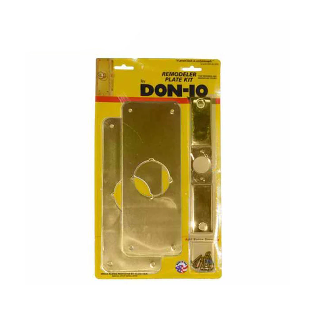 Don-Jo - Mortise Remodeler Kit #109 - 605 - Gold / Brass (RPK-109-605) Questions & Answers
