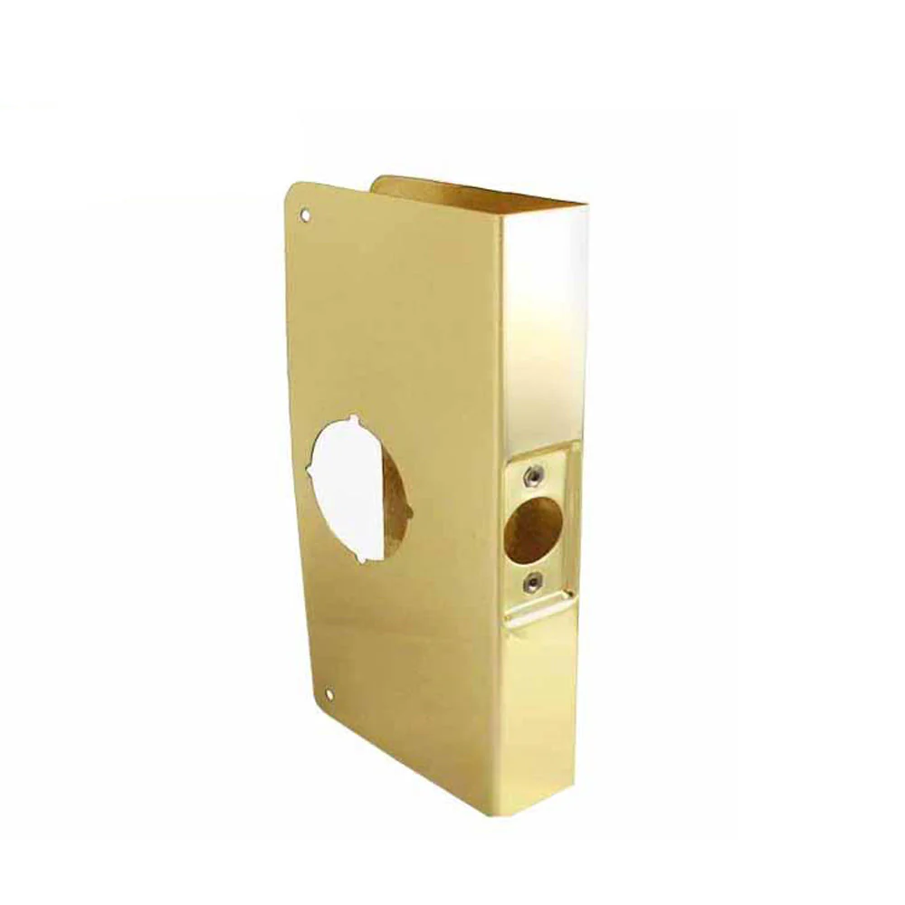 Don-Jo - Wrap Plate - #12- Polished Brass - 2-3/4" - 1-3/4" Doors - (12-PB-CW) Questions & Answers