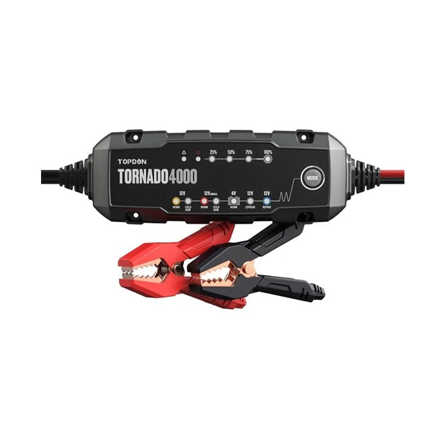 TOPDON TORNADO 4000 - 4A Smart Battery Charger Questions & Answers