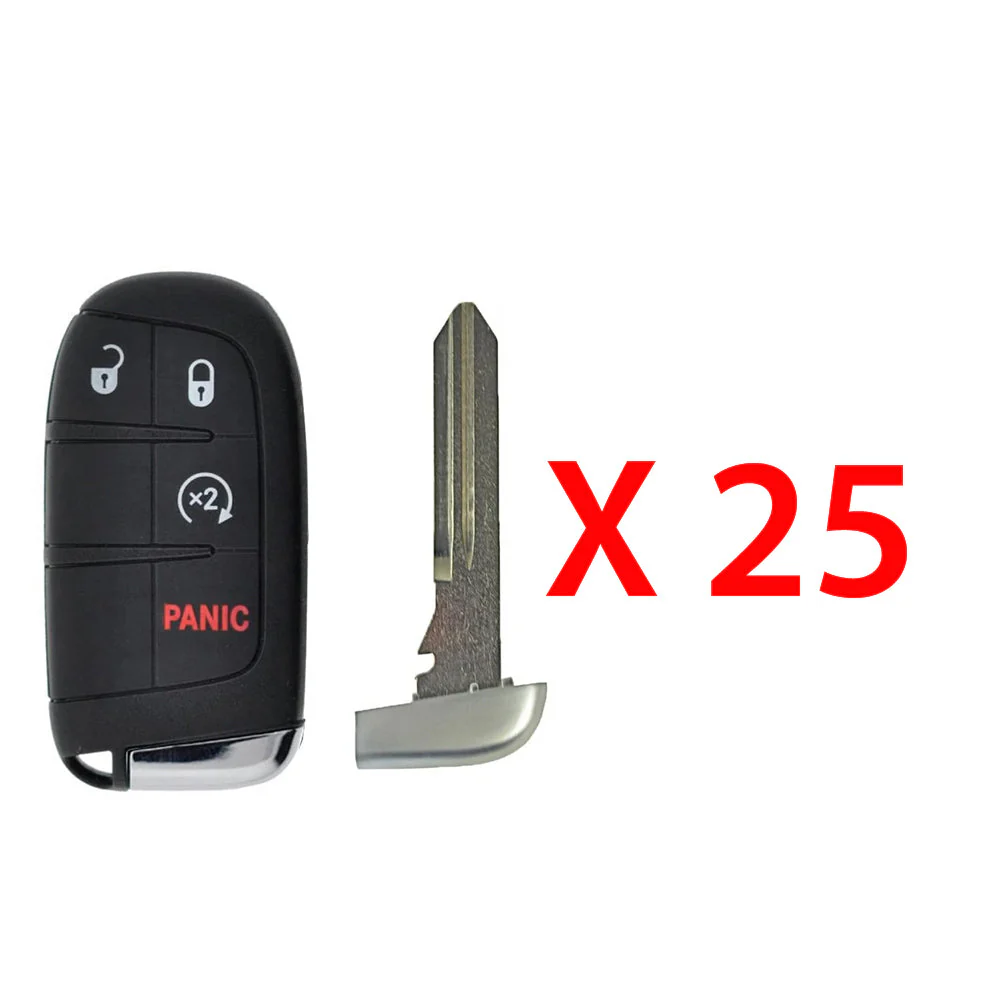 2011 - 2024 Dodge Smart Key 4B Fob FCC# M3N-40821302 (25 Pack) Questions & Answers