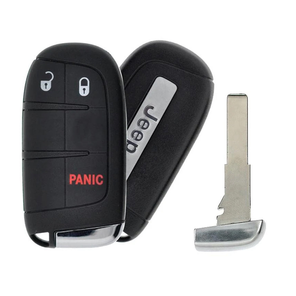 2017 - 2024 Jeep Compass Smart Key 3B Fob FCC# M3N-40821302 - 68250335 Questions & Answers