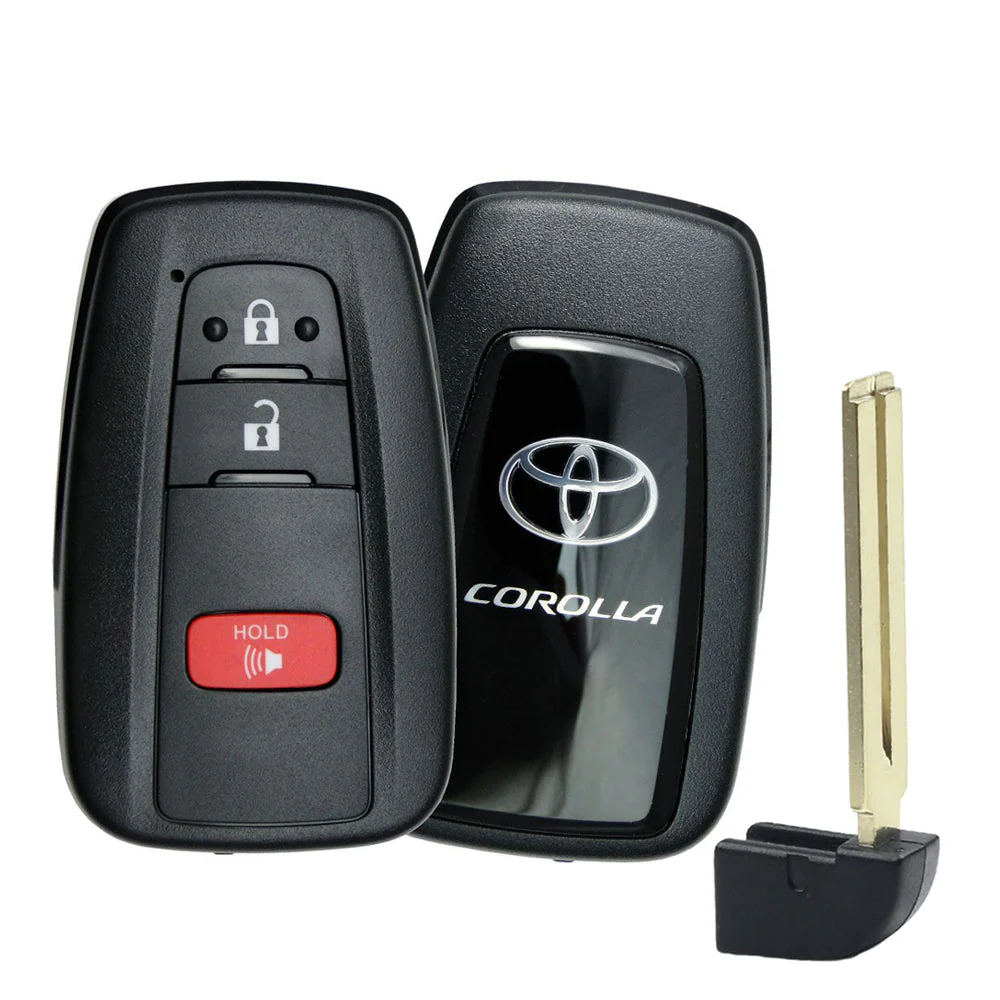 2019 Toyota Corolla Hatchback Smart Key 3B FCC# HYQ14FBN Questions & Answers