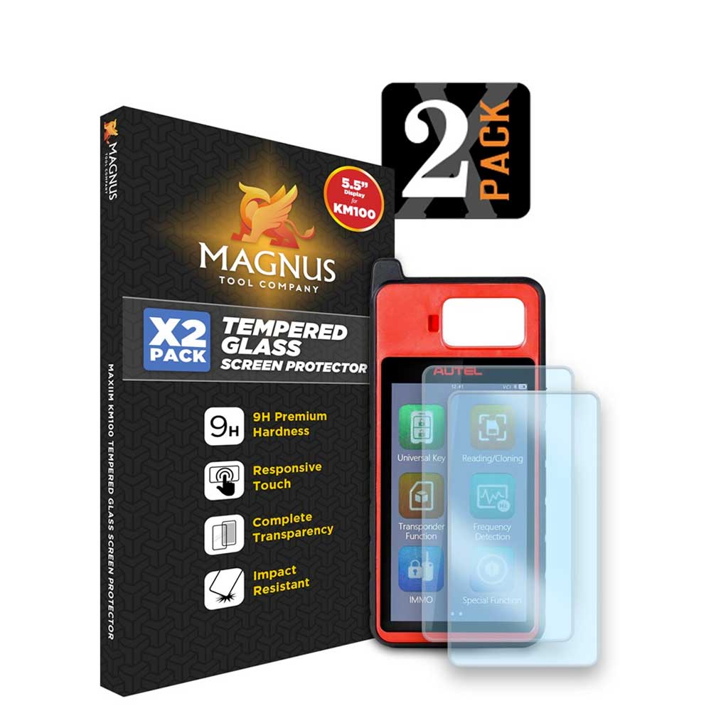 Magnus MAG-SP007 5.5" Tempered Glass Screen Protector for the Autel KM100 - 2 Pack Questions & Answers