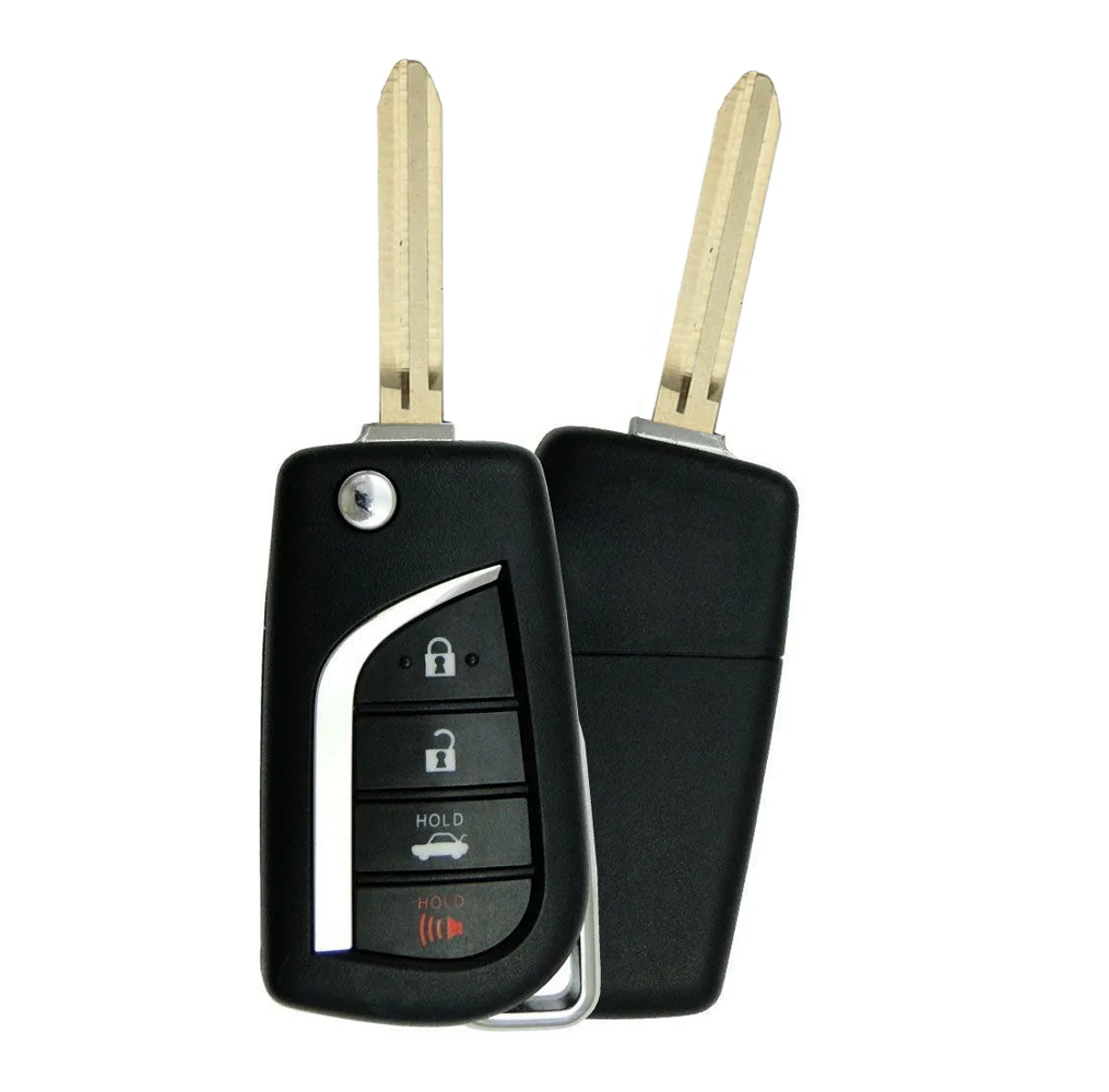 2009 Toyota Tacoma Flip Key 4B Fob FCC# GQ43VT20T - 4D67 Chip - Aftermarket Questions & Answers