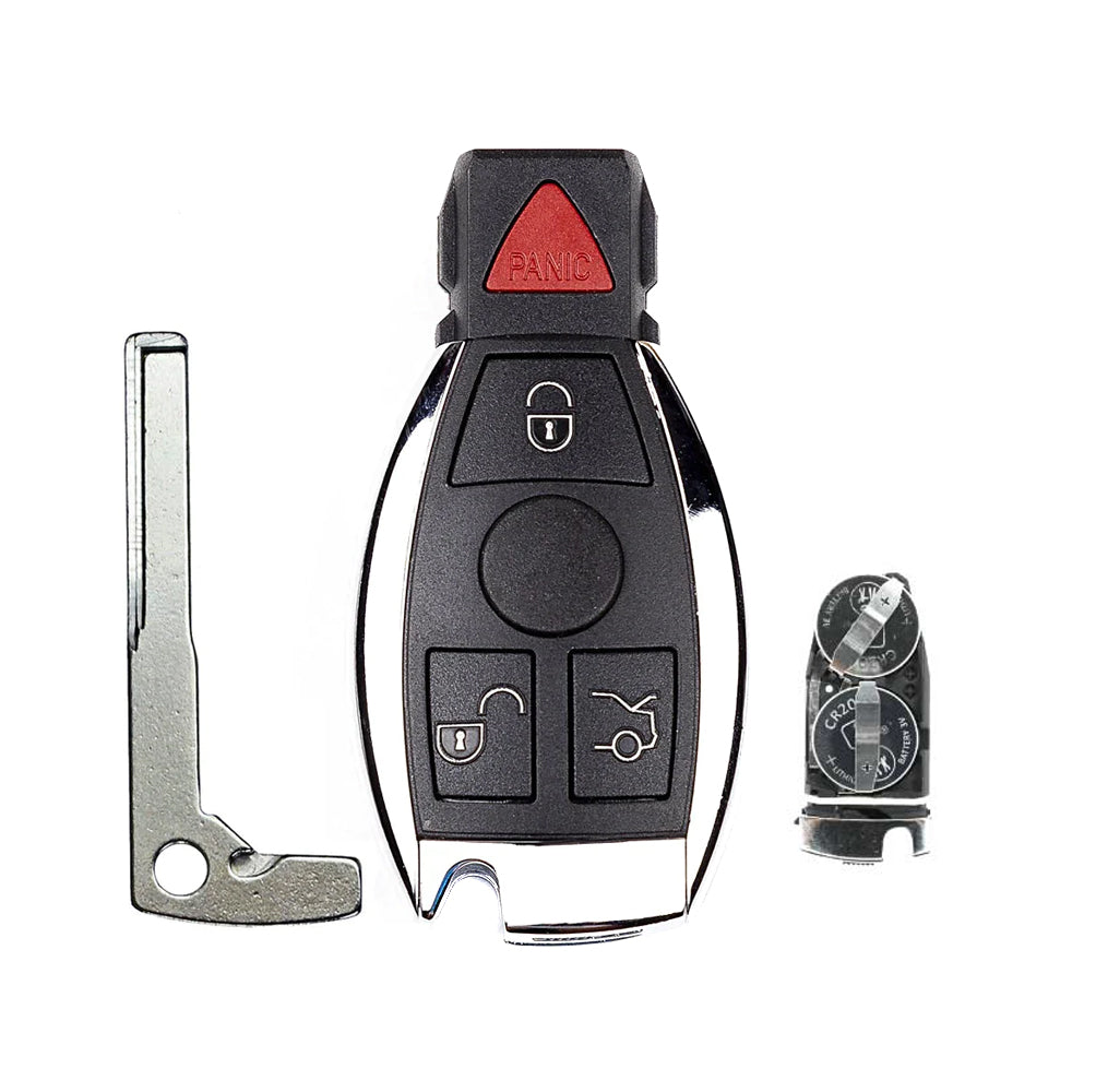 1997 - 2014 Mercedes Benz Smart Key 4B Fob W/ Panic FCC# IYZ-3312 (Dual Battery) - Aftermarket Questions & Answers